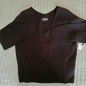 NWT Anthropologie Lupita Maeve Sweater-Sz S-Black